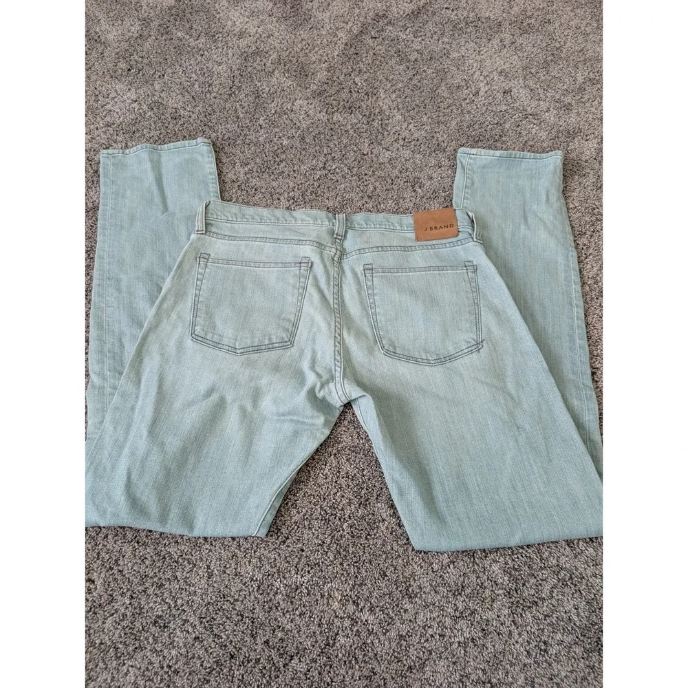 J Brand Tyler Perfect Slim Mens Light Wash Jeans Made in USA Blue - Picture 5 of 8